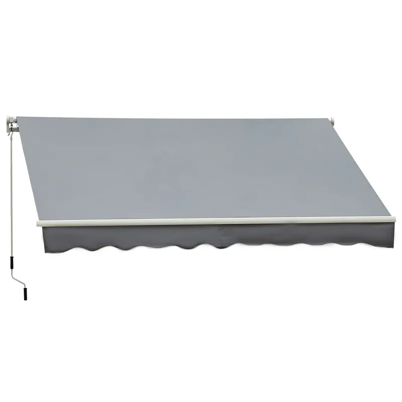 Sonnenstore Aluminium Polyester wasserdicht 3m x 2,5m Grau Sonnenstore Aluminium Polyester wasserdicht 3m x 2,5m Grau