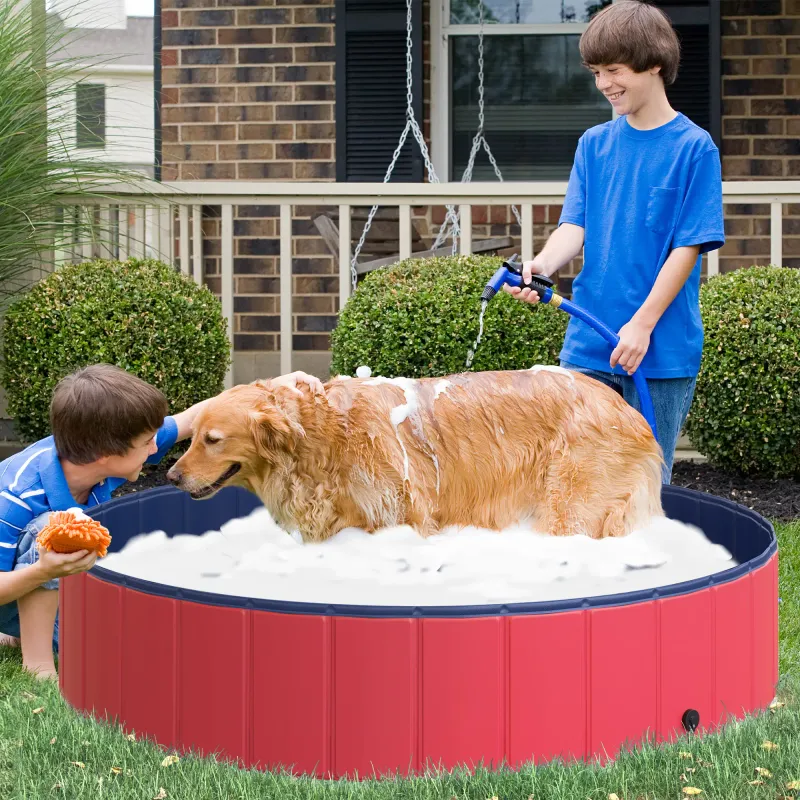 Hundepool Grosses Planschbecken für Hunde bis 65 kg Ø140xH30 cm
