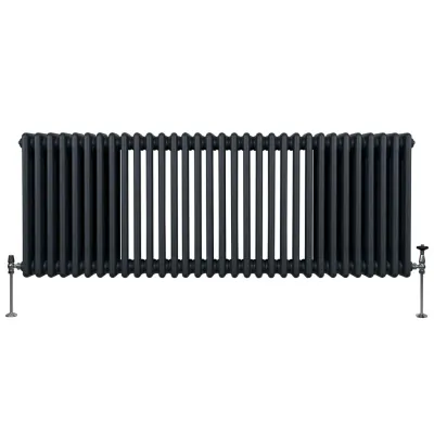 Traditioneller 3-Spalten-Heizkörper Anthrazitgrau, 600 x 1462 mm Traditioneller 3-Spalten-Heizkörper Anthrazitgrau, 600 x 1462 mm