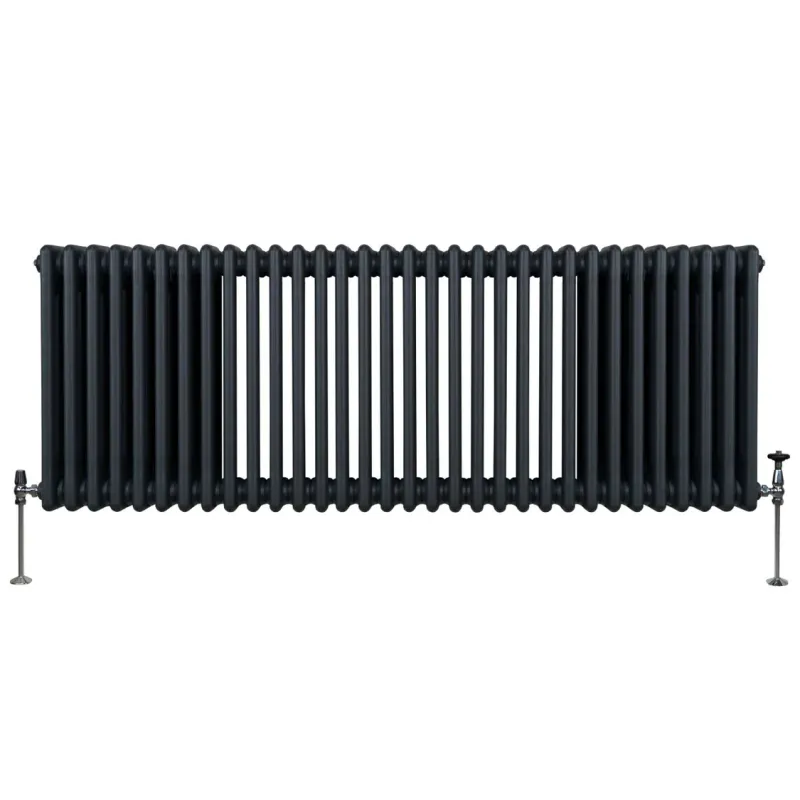 Traditioneller 3-Spalten-Heizkörper Anthrazitgrau, 600 x 1462 mm Traditioneller 3-Spalten-Heizkörper Anthrazitgrau, 600 x 1462 mm