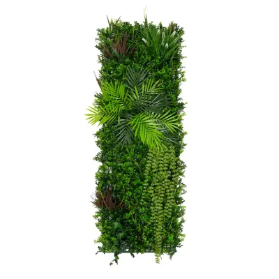 Alina Künstliche Pflanzen-Wandfliese – 50 x 150 cm, grün, wetterfest Alina Künstliche Pflanzen-Wandfliese – 50 x 150 cm, grün, wetterfest