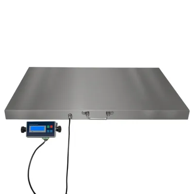 Tierwaage 90 x 60 cm – 300 kg, 0.1 kg Schritte, LCD, Hold, Akku/Netz Tierwaage 90 x 60 cm – 300 kg, 0.1 kg Schritte, LCD, Hold, Akku/Netz