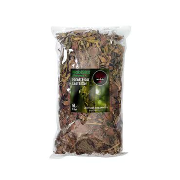 Habistat Leaf Litter Forest Floor 5 l – 100 % natürliches Laubstreu für Terrarien
