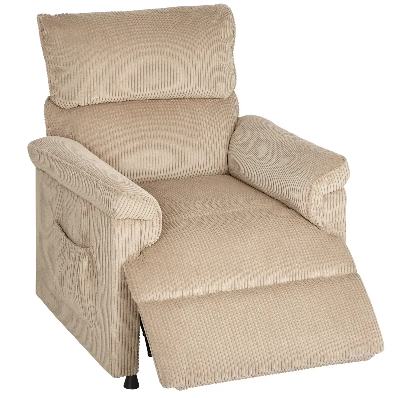 Massagesessel Braun mit Vibrationsmodi, Wärmefunktion, Memory-Funktion, 86x94x105 cm- auf Wunsch mit Montageservice