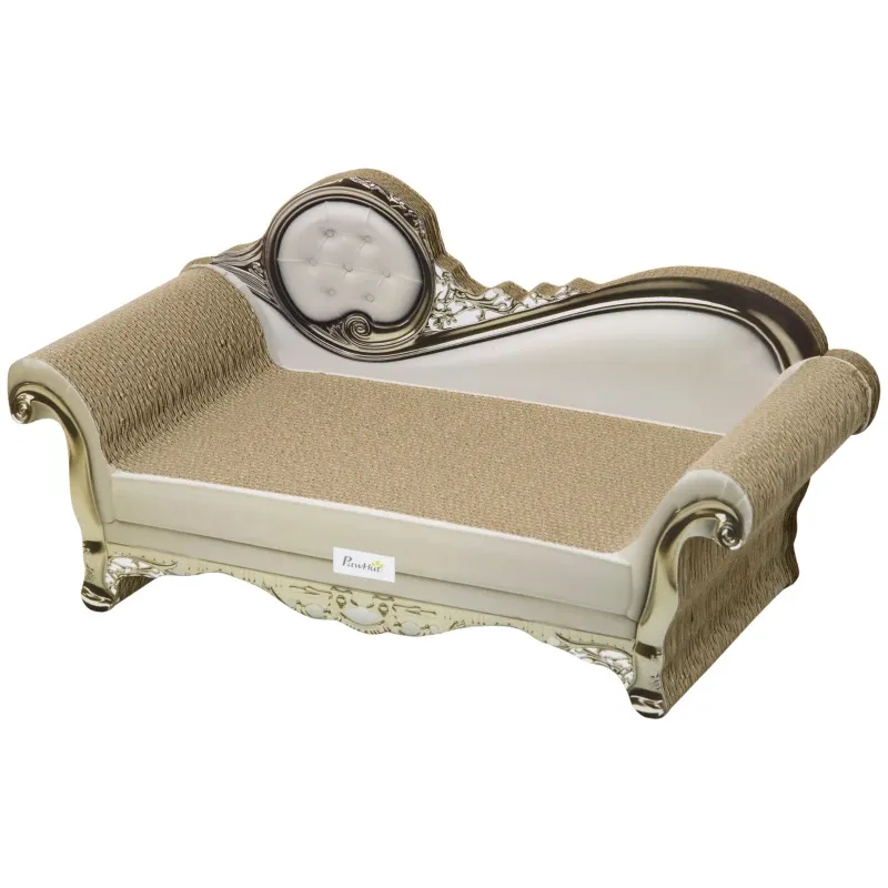 Katzenkratzer Karton Sofa – Catnip, 60x29,5x29 cm, Braun