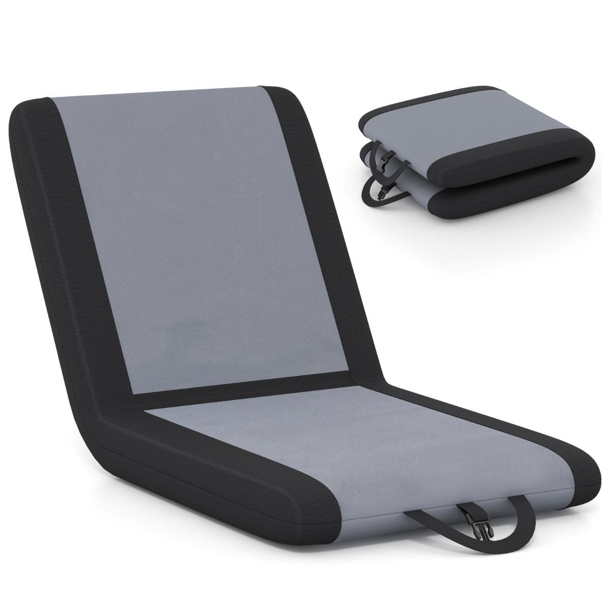 Stadion Sitzkissen – Bodenstuhl, verstellbare Rückenlehne, gepolstert