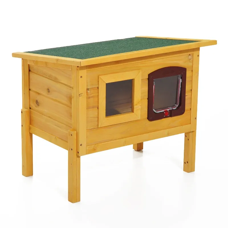 Katzenhütte Katzenhaus – Tannenholz, Natur