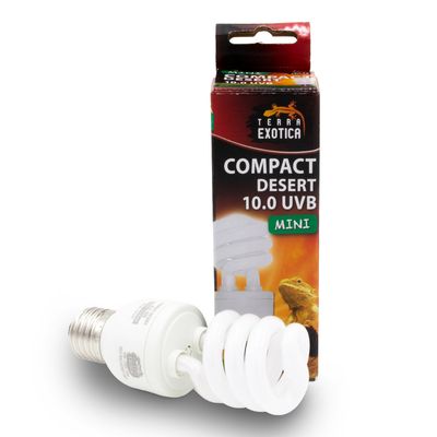 Compact Desert 10.0 UVB Mini – Energiesparende Terrarien Kompaktlampe, 13 Watt