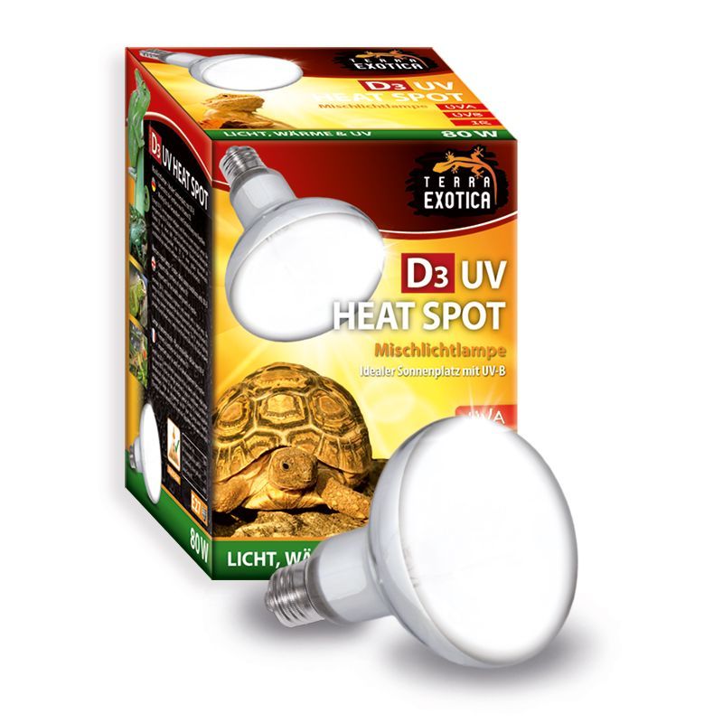 D3 UV Terrarium Heat Spot – 80 Watt
