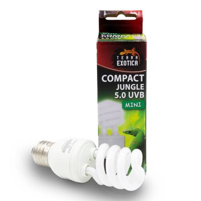 Compact Jungle 5.0 UVB Mini – Energiesparende Terrarien Kompaktlampe, 13 Watt