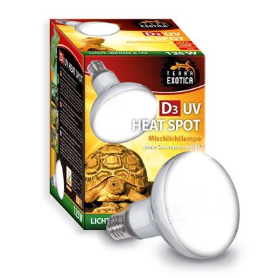 D3 UV Terrarien Heat Spot – 125 Watt