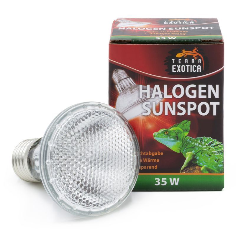 Halogen Sunspot – Halogen Terrarien Spotstrahler, 35 Watt