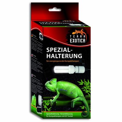 Spezialhalterung für energiesparende Terrarien-Lampen, 15 x 22 cm
