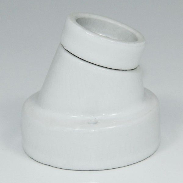 Porzellanfassung E27 – abgewinkelt