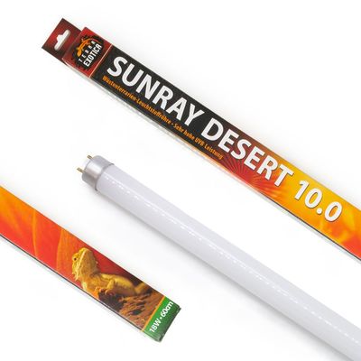 Sunray Desert UV 10.0 – Terrarien-Leuchtstoffröhre, 18 Watt / 60 cm