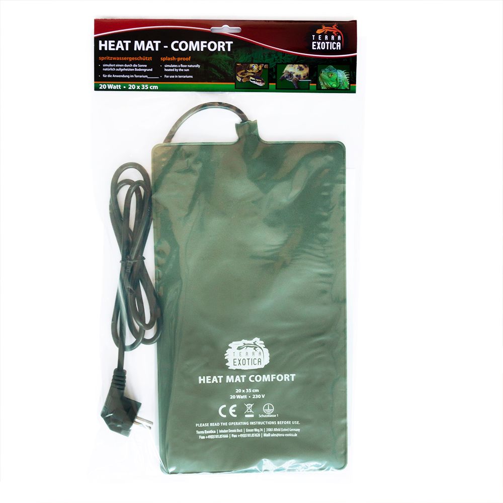 Heizmatte – Comfort für Terrarien, 20 x 35 cm – 20 Watt