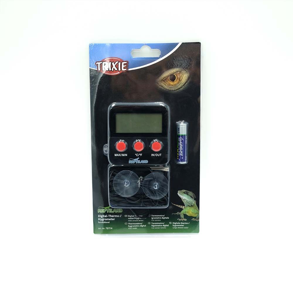 Terrarium Digital-Thermo-/Hygrometer – Fernfühlend