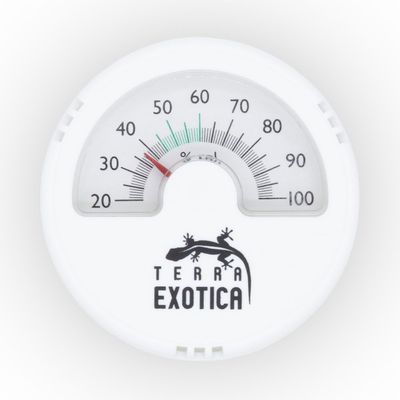 Terrarium Hygrometer – Analog – Weiss