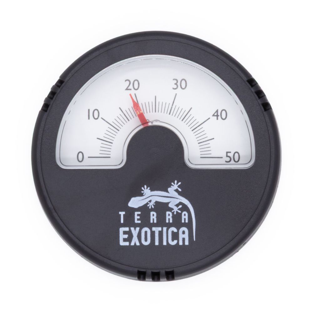 Terrarium Thermometer – Analog – Schwarz