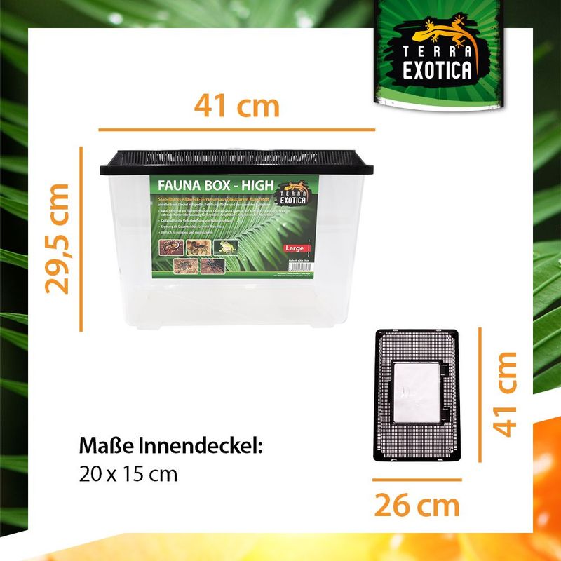 Terrarium / Fauna Box – High Large, 41 x 26 x 29,5 cm