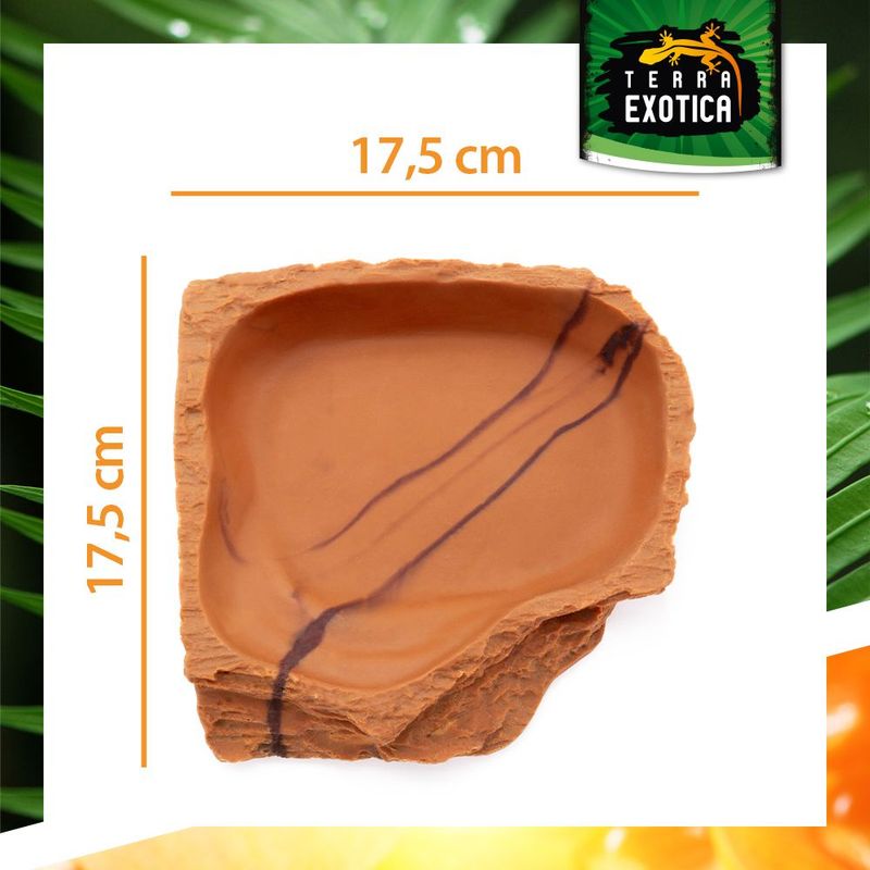Terrarium Eckwasserschale – Large – Sandstone