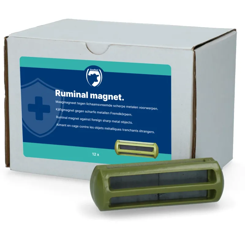 Magenmagnet Käfigmagnet – 10 cm – Entfernt scharfe Gegenstände aus Mägen von Kühen und Rindern – Grün