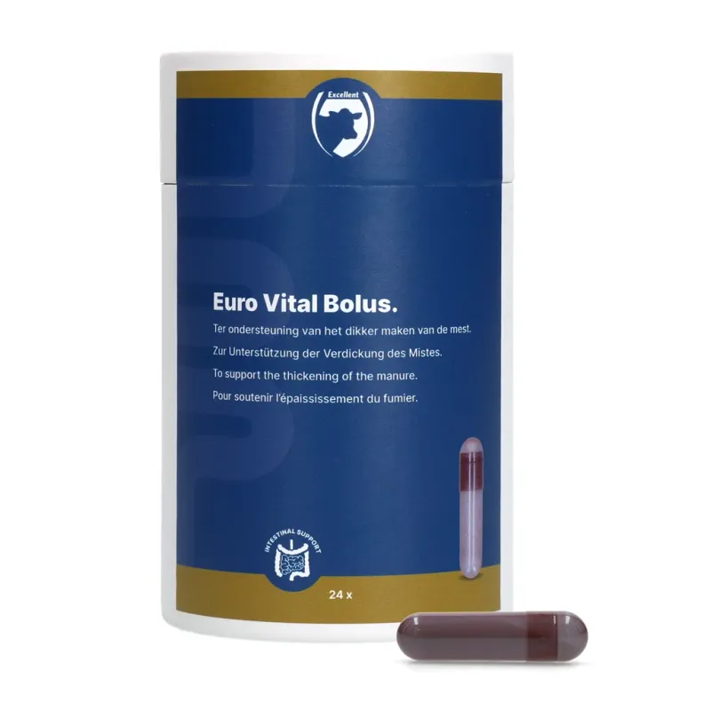 Euro-Vital-Bolus – 24 x 10 g – Für Kälber – Fördert Darmfunktion