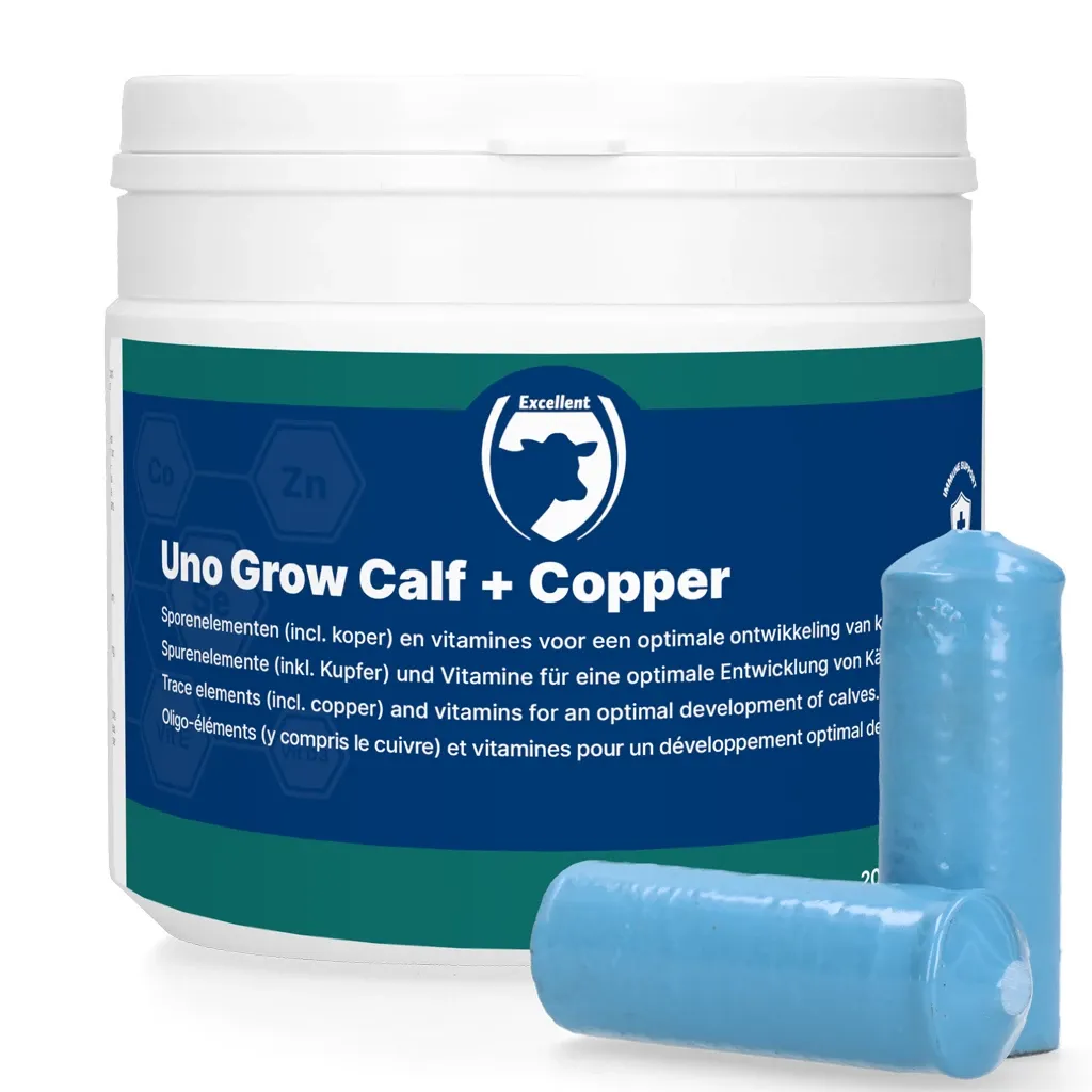 Excellent Uno Grow Calf + Kupferbolus – 20 Stück – Kälber