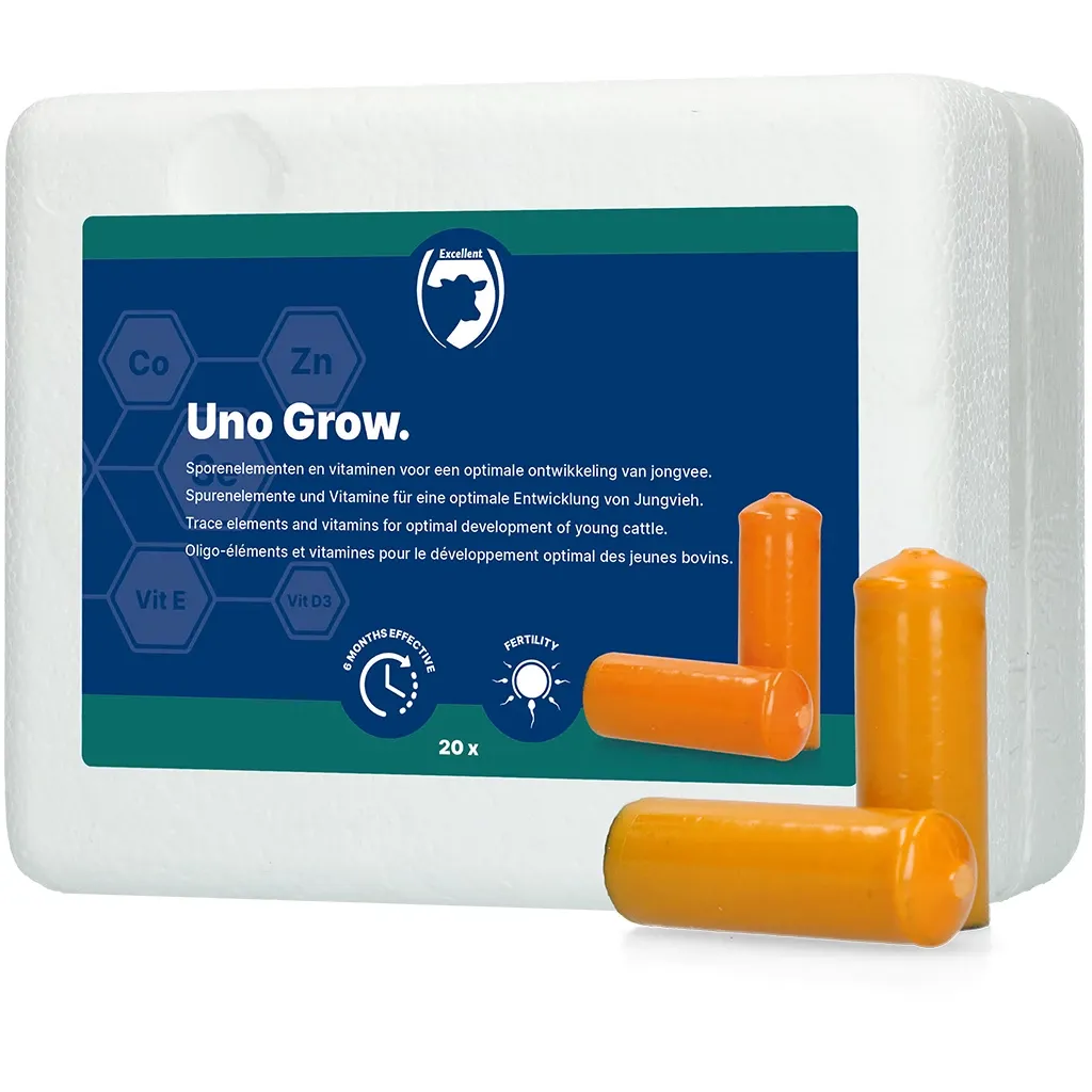 Uno Grow – Wachstumsbolus für Jungrinder 20 x 112 g