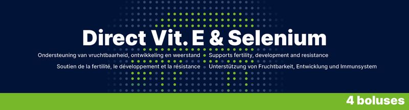 Direct Vit. E &amp; Selenium – 4 x 105 g – Bolus für Rindvieh