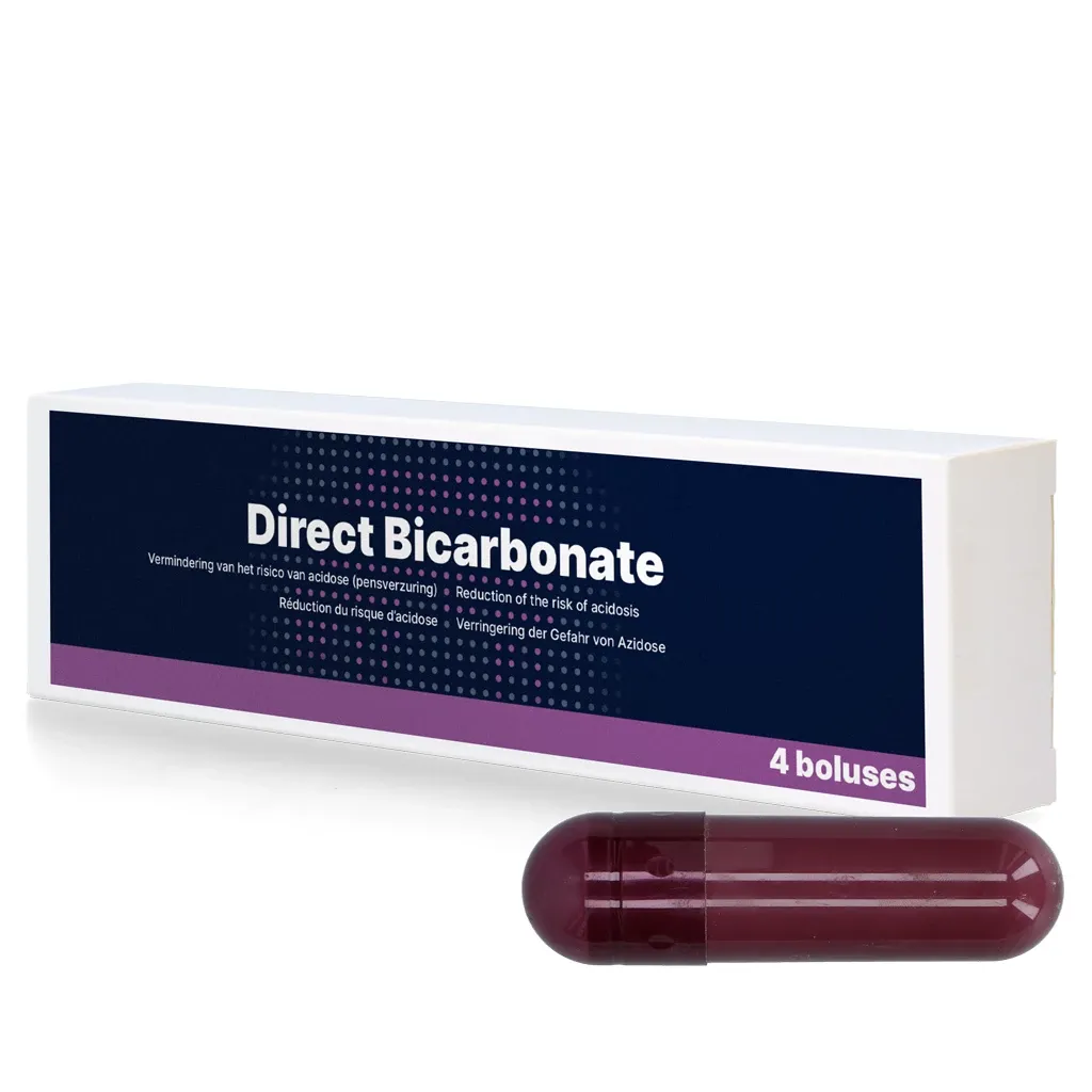 Direct Bicarbonate – 4 x 116 g – Bicarbonat-Bolus für Milchkühe