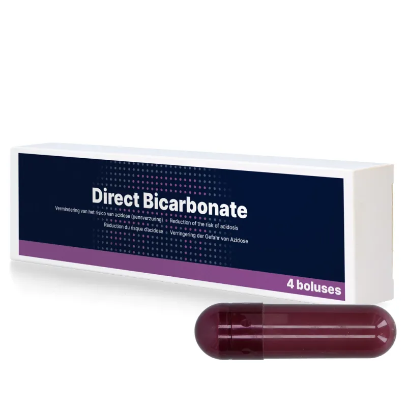 Direct Bicarbonate – 4 x 116 g – Bicarbonat-Bolus für Milchkühe