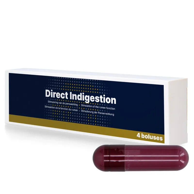 Direct Indigestion – 4 x 76 g – Wiederkaubolus für Rinder