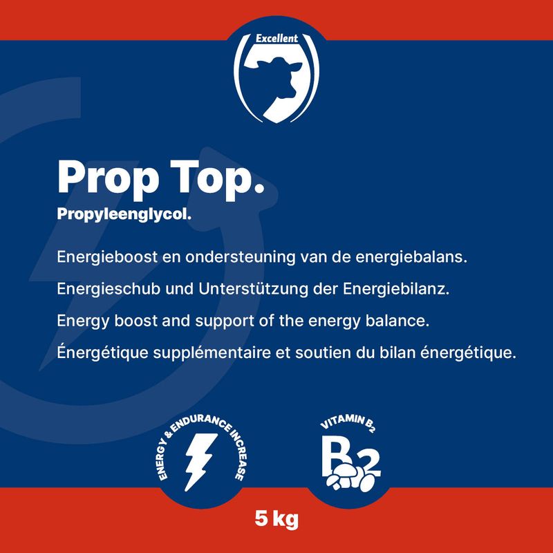 Prop Top (Propylenglykol) – 5 kg – Kraftfutter für Rinder, Schafe und Ziegen