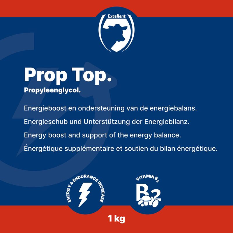 Prop Top (Propylenglykol) – 1 kg – Kraftfutter für Rinder, Schafe und Ziegen