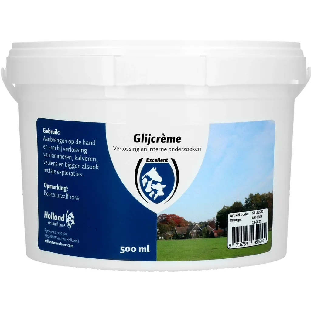 Gleitcreme – 500 ml – Für Geburten und innere Untersuchungen – Veterinärgleitmittel