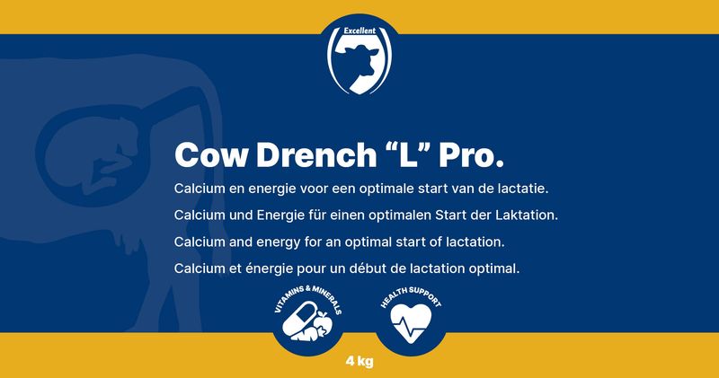 Cow Drench „L“ Pro – 4 kg – Ergänzungsfuttermittel für Milchkühe