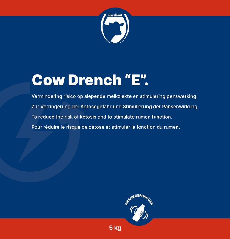 Cow Drench E – 5 kg – Drenchprodukt für Milchkühe – Ergänzungsfuttermittel