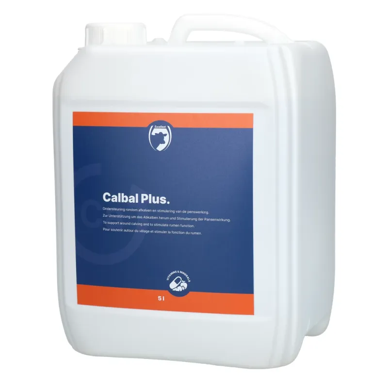Calbal Plus – 5 Liter – Kalziumgetränk für Kühe und Rinder – Laktation