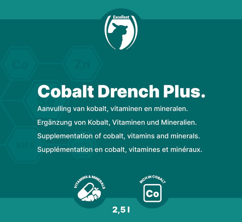 Cobalt Drench Plus – 2,5 Liter – Rinder und Schafe – Kobalt, Vitamine
