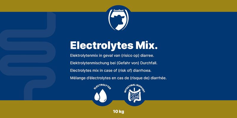 Elektrolytmischung – 10 kg – Diätfutter für Kälber, Ferkel, Lämmer, Zicklein, Fohlen