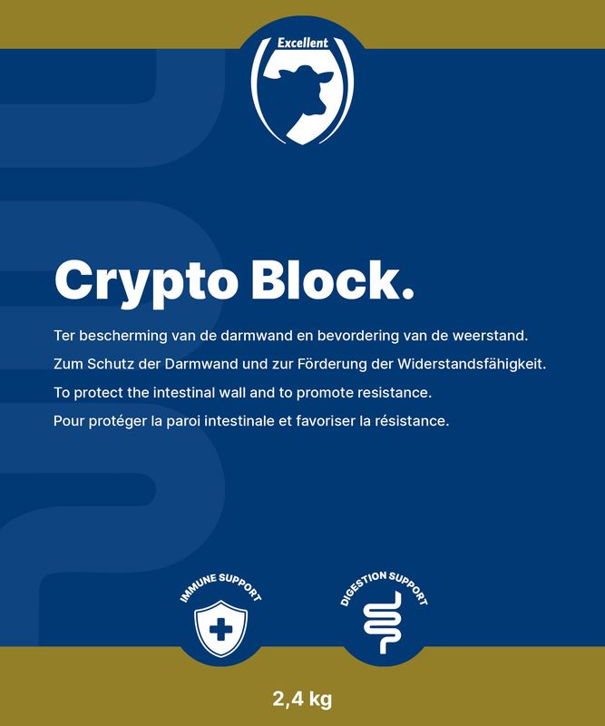 Crypto Block für Kälber und Lämmer – 2,4 kg – Nahrungsergänzungsmittel