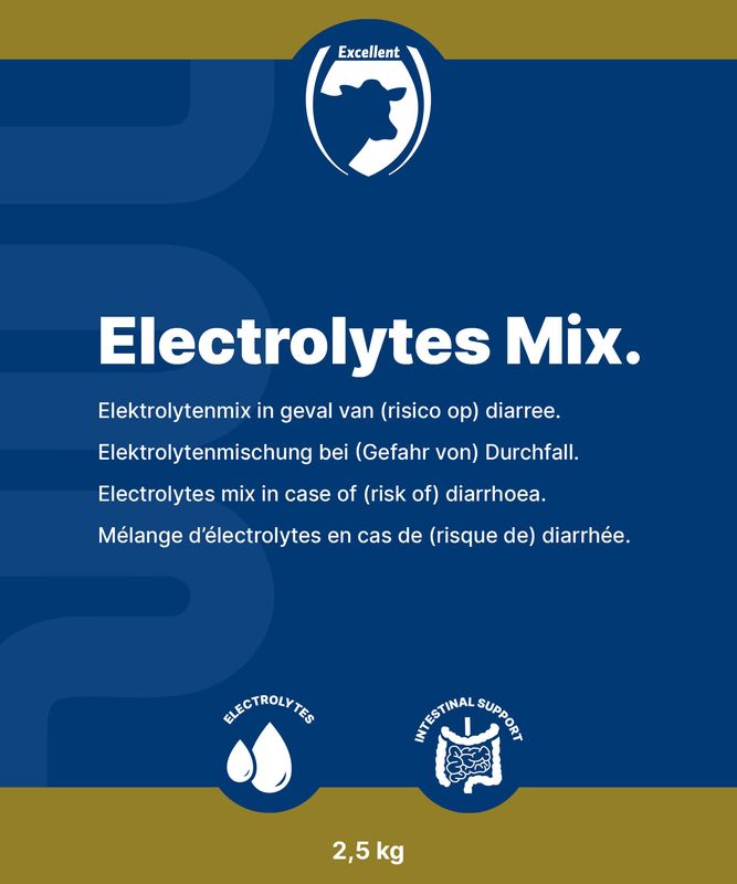 Elektrolytmischung – 2,5 kg – Diätfutter für Kälber, Ferkel, Lämmer, Zicklein, Fohlen