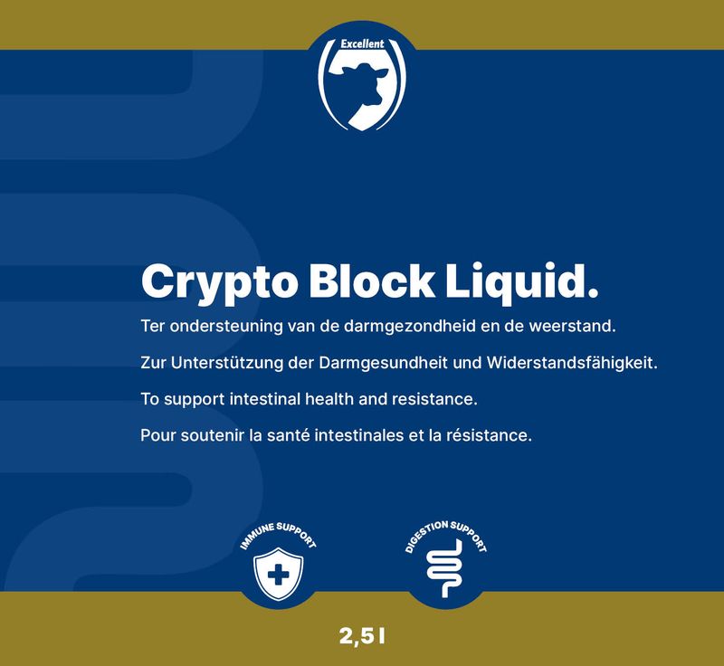 Crypto Block – 2,5 l – Milchfutter für Kälber und Lämmer – Darmgesundheit
