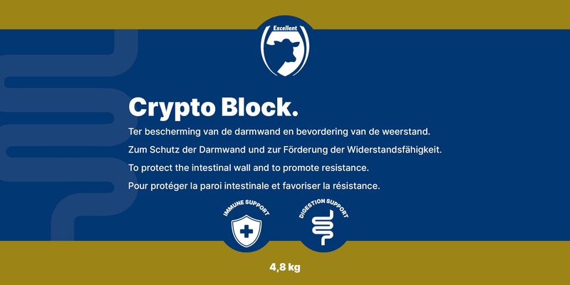 Crypto-Block – 4,8 kg – Ergänzungsmilch – Kälber und Lämmer – Stärkt Widerstandsfähigkeit