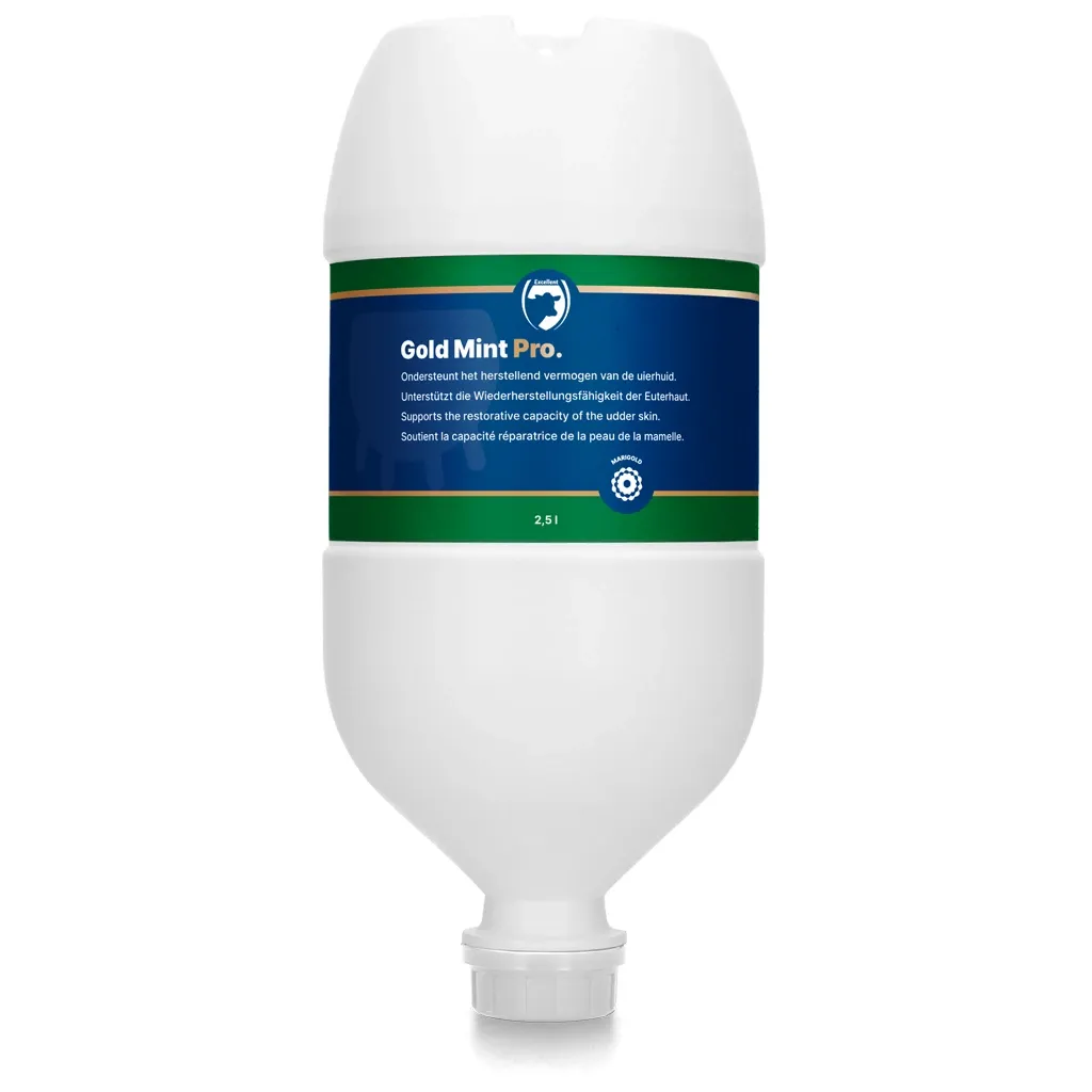 Gold Mint Pro – 2,5 Liter – Euterpflege für Rinder – Ringelblume