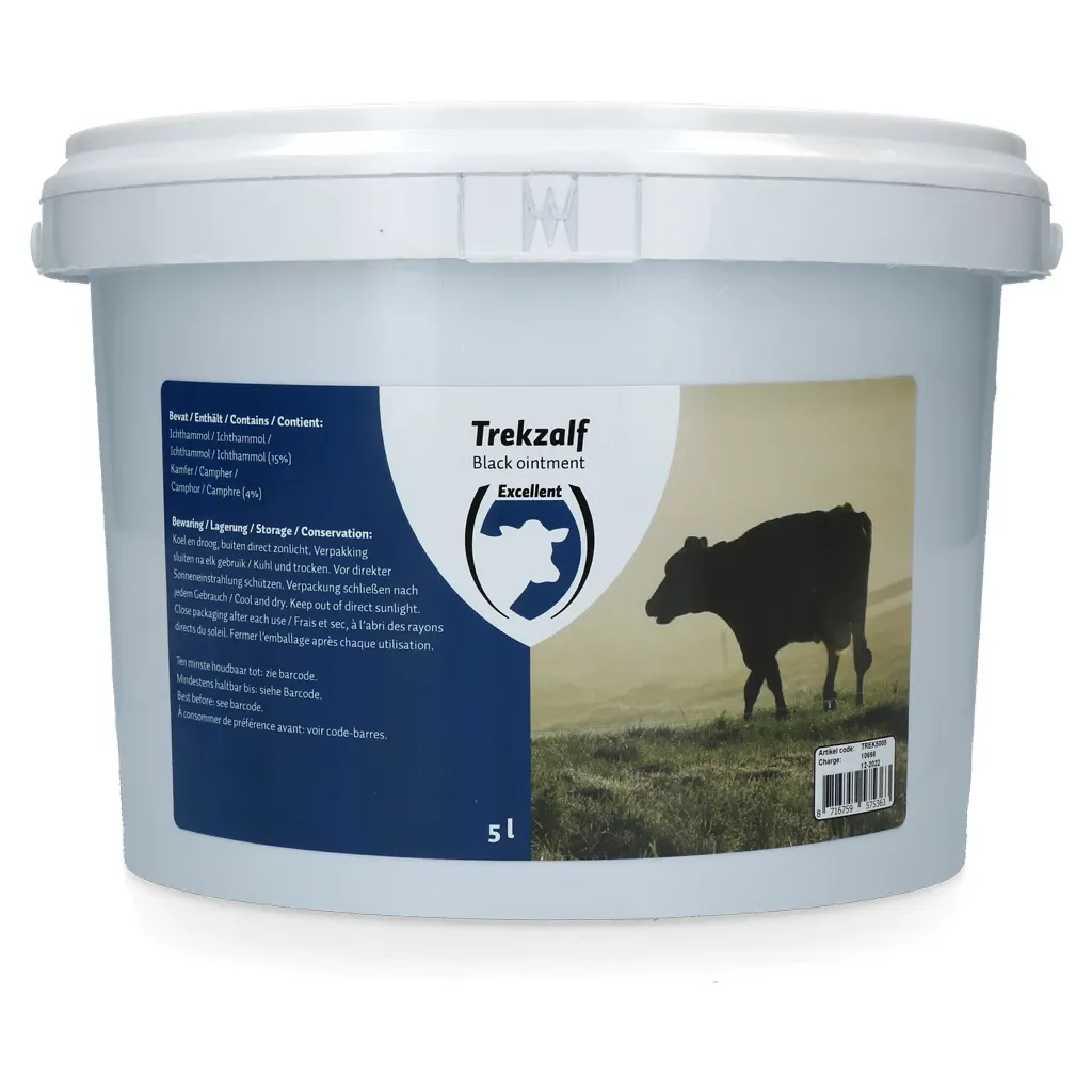 Zugsalbe – 5 Liter – Hautpflegeprodukt – Mit Kampfer und Ichthammol