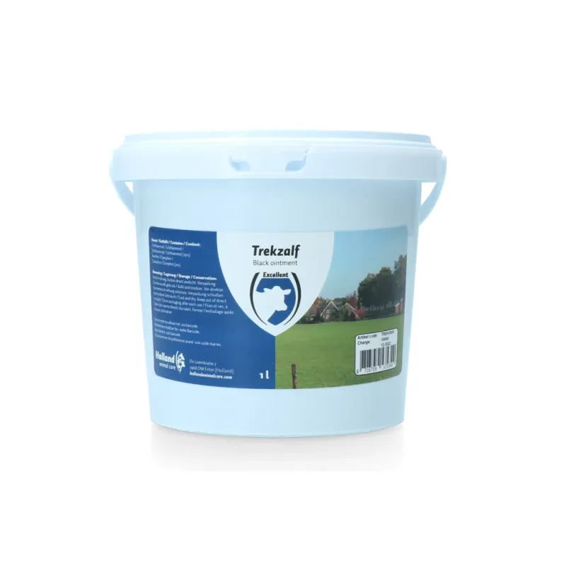 Zugsalbe – 1 Liter – Hautpflegeprodukt – Mit Kampfer und Ichthammol