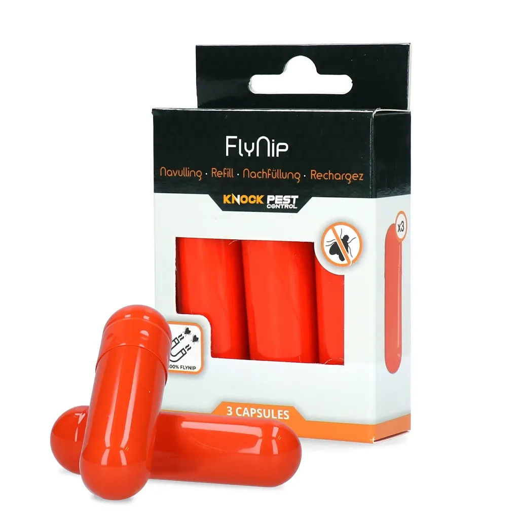 Knock Schädlingsbekämpfung Fliegennessel-Lockstoff – Nachfüllpackungen – 3 Kapseln