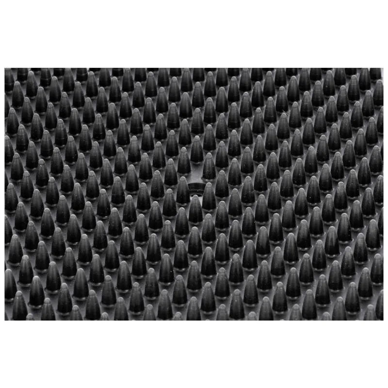 Kratzmatte Bürstenmatte – L 40 x B 30 cm – Schwarz – Pferde, Kälber, Ziegen